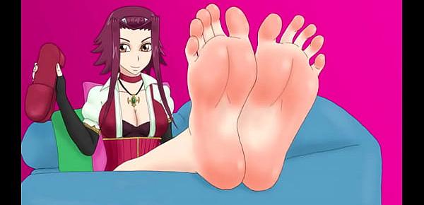  Barefoot Anime Babes